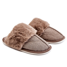 Pantuflas Calientas Hombre Gris Marcus marrón 4