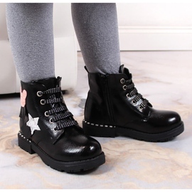 Botas aislantes negro brillo para niña Potocki 5