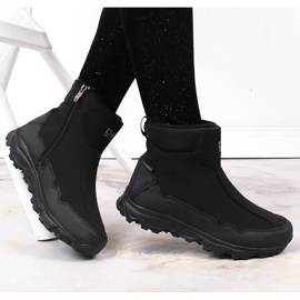 Botas de nieve impermeables para niños con aislamiento trekking negro DK 2462 4
