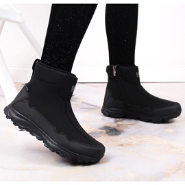 Botas de nieve impermeables para niños con aislamiento trekking negro DK 2462 5