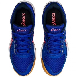 Zapatillas de voleibol Asics Upcourt 4 W 1072A055 412 azul, rosa azul 1