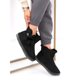 Botas de nieve Emusy para mujer Negro 4