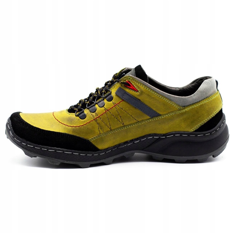 Olivier 274GT zapatos de trekking para hombre verde 1