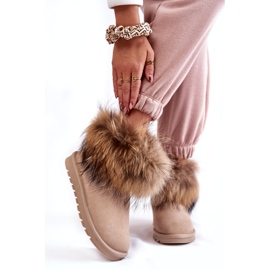 FS1 Botas De Nieve De Mujer De Ante Con Pelo Beige Alexa 1 FS1 Botas De Nieve De Mujer De Ante Con Pelo Beige Alexa 1