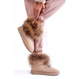 FS1 Botas De Nieve De Mujer De Ante Con Pelo Beige Alexa 3 FS1 Botas De Nieve De Mujer De Ante Con Pelo Beige Alexa 3