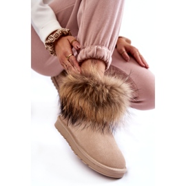 FS1 Botas De Nieve De Mujer De Ante Con Pelo Beige Alexa 4 FS1 Botas De Nieve De Mujer De Ante Con Pelo Beige Alexa 4