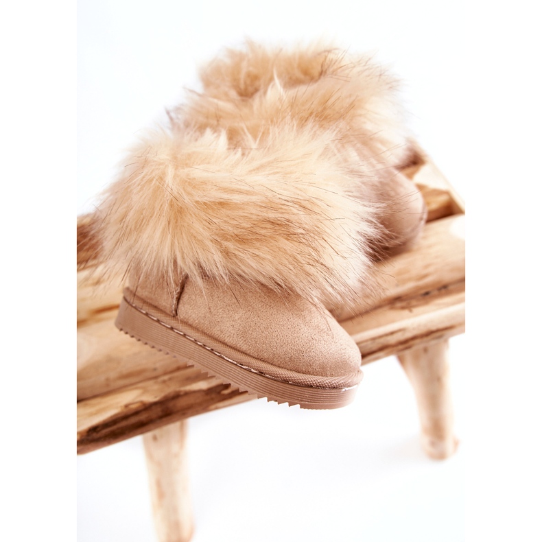 FR1 Botas De Nieve Infantiles Con Pelo Beige Ariana 1 FR1 Botas De Nieve Infantiles Con Pelo Beige Ariana 1