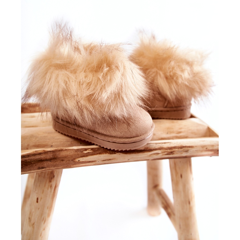 FR1 Botas De Nieve Infantiles Con Pelo Beige Ariana 3 FR1 Botas De Nieve Infantiles Con Pelo Beige Ariana 3