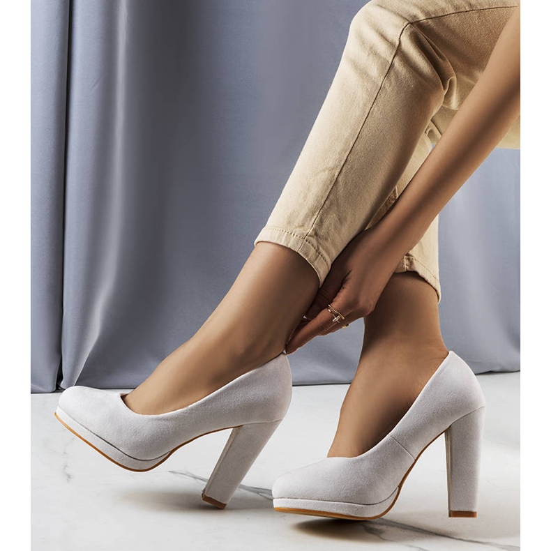 BM Zapatos de tacón grises de Fardi 1