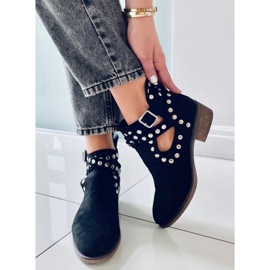 BM Botines cut-out con tachuelas Shelby Black negro 3
