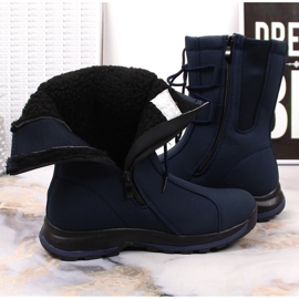 Botas de nieve impermeables para mujer, azul marino DK 1 Botas de nieve impermeables para mujer, azul marino DK 1