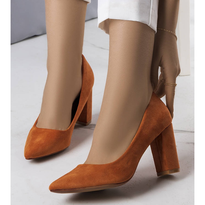 PA1 Zapatos de tacón marrones de Achela marrón 1