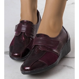 PA1 Zapatos brogue granate de Andris rojo 1