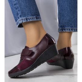 PA1 Zapatos brogue granate de Andris rojo 2