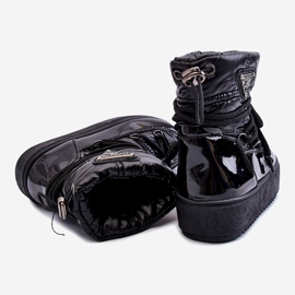 Botas De Nieve Con Aislamiento Para Niños Negro Colina 8