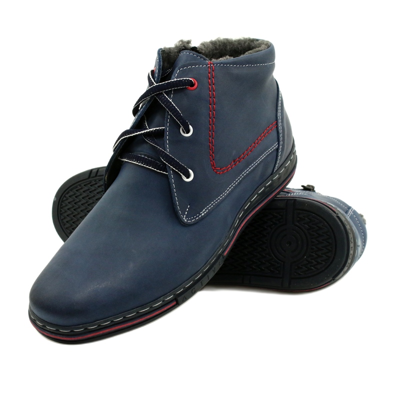 Polbut 339 botas de invierno hombre azul marino 5