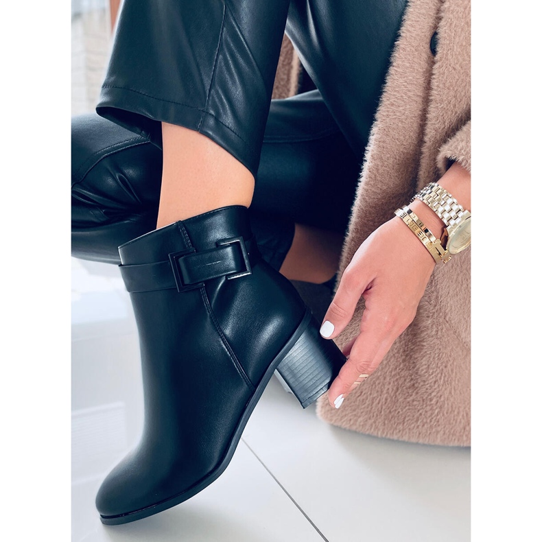 BM Botas negras de tacón Dolores negro 1