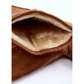 PA1 Reyma Botas altas de ante para la nieve con aislamiento para mujer Camel marrón 6