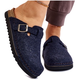 Pantuflas Preventivas Mujer Inblu DJ-07-041 Azul Marino 7