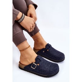 Pantuflas Preventivas Mujer Inblu DJ-07-041 Azul Marino 6
