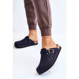 Pantuflas Preventivas Mujer Inblu DJ-07-041 Azul Marino 2