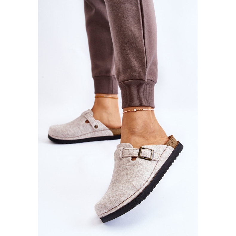 Pantuflas Preventivas Mujer Inblu DJ-07-002 Beige 2