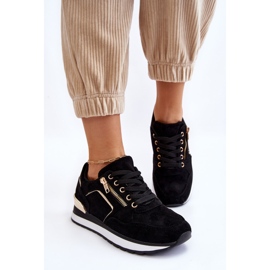 PG1 Zapatillas con plataforma de ante negro Riverside 4