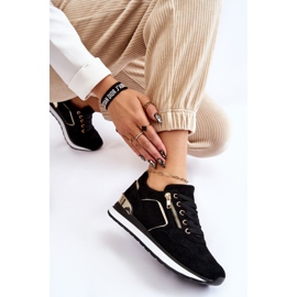 PG1 Zapatillas con plataforma de ante negro Riverside 6