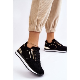 PG1 Zapatillas con plataforma de ante negro Riverside 2