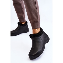 PM2 Botas de Lluvia Cálidas Slip-On Mujer Negras Izera negro 2