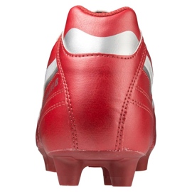 Mizuno Morelia Ii Club Md M P1GA221660 zapatos de fútbol rojo naranjas y tintos 3