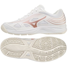 Zapatillas de voleibol Mizuno Cyclone Speed ​​3 W V1GC218036 blanco blanco 1