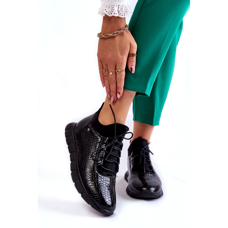 Vinceza Zapatillas deportivas ligeras sin cordones para mujer Negro Soroco 1 Vinceza Zapatillas deportivas ligeras sin cordones para mujer Negro Soroco 1