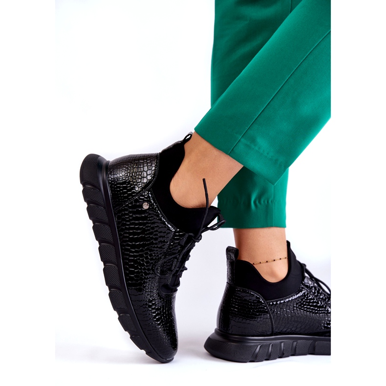 Vinceza Zapatillas deportivas ligeras sin cordones para mujer Negro Soroco 4 Vinceza Zapatillas deportivas ligeras sin cordones para mujer Negro Soroco 4