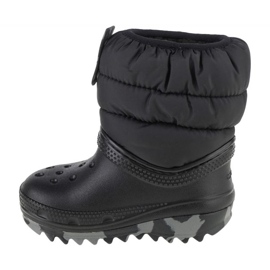 Zapatos Crocs Classic Neo Puff Boot Niño 207683-001 negro 1