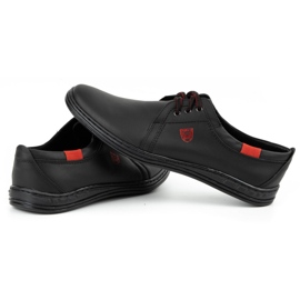 Polbut Zapato casual hombre piel cordones 343H negro 6
