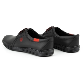 Polbut Zapato casual hombre piel cordones 343H negro 7