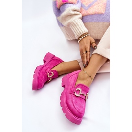 PS1 Zapatos Mujer Plataforma Ante Rosa Deira rosado 6