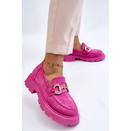 PS1 Zapatos Mujer Plataforma Ante Rosa Deira rosado 3