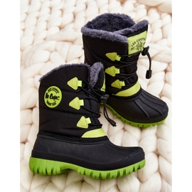 Botas de nieve aisladas para niños Lee Cooper LCJ-21-44-0519 Negro 7