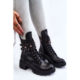 PG1 Botas Altas Mujer Cremallera Negro Kastella 1