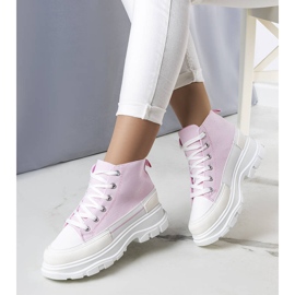 BM Zapatillas rosas de plataforma alta de Tillys rosado 1