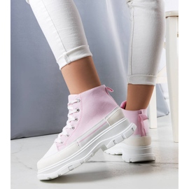 BM Zapatillas rosas de plataforma alta de Tillys rosado 2