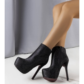 PA1 Botas negras de tacón alto de Tatiana. negro 1
