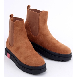 Botines Chelsea de suela alta camel NS139P Camel marrón 1