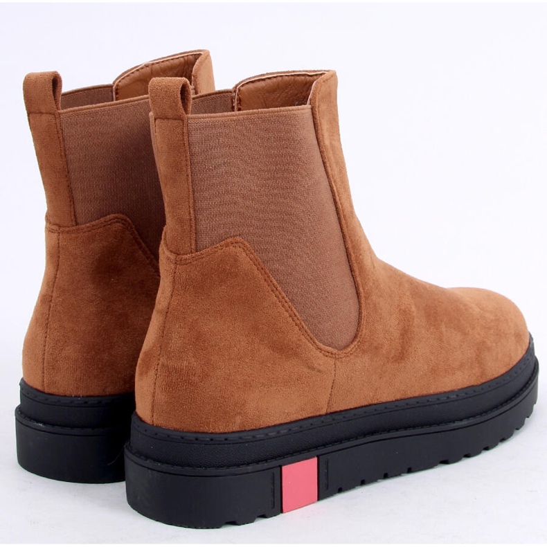 Botines Chelsea de suela alta camel NS139P Camel marrón 2