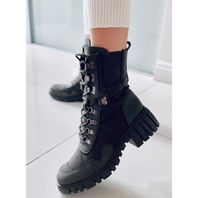 BM Botas de nailon verde joya 1