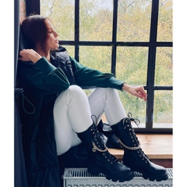 BM Botas de montar mujer con cadena Totah Negro 6