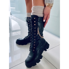 BM Botas de montar mujer con cadena Totah Negro 5
