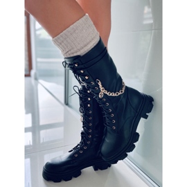 BM Botas de montar mujer con cadena Totah Negro 2